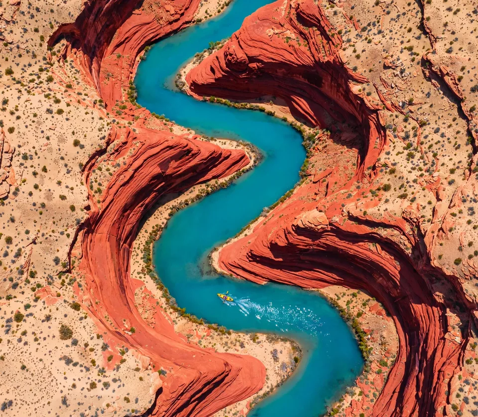 River Through Red Rock