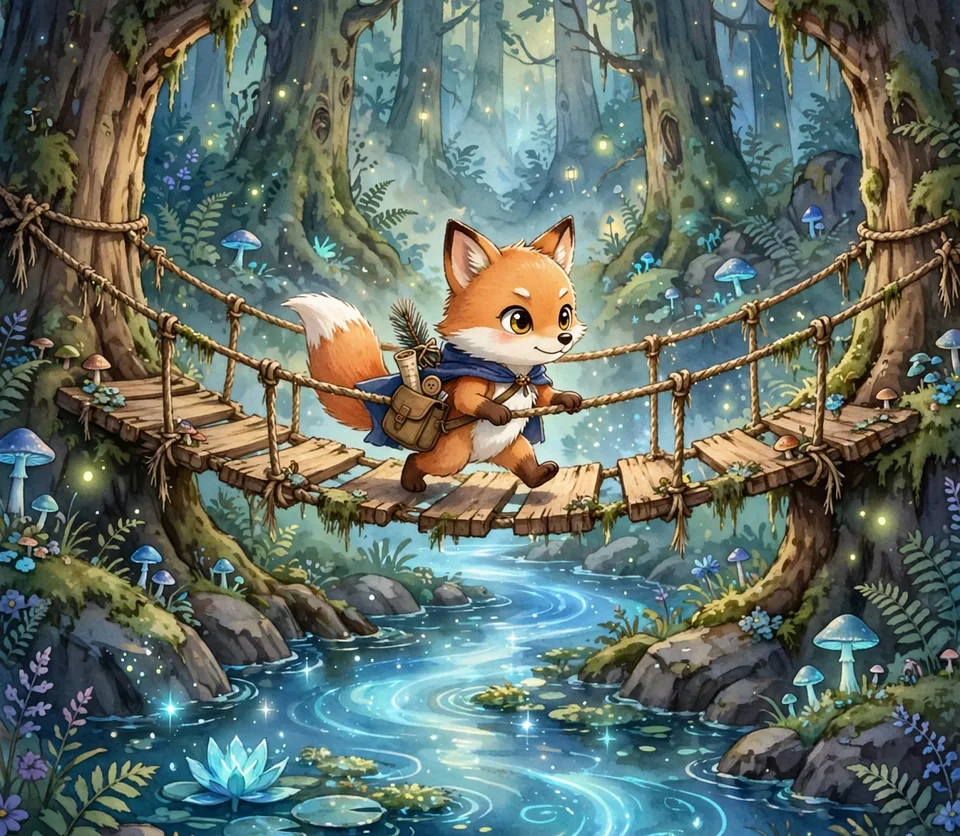 Fox on a Forest Quest